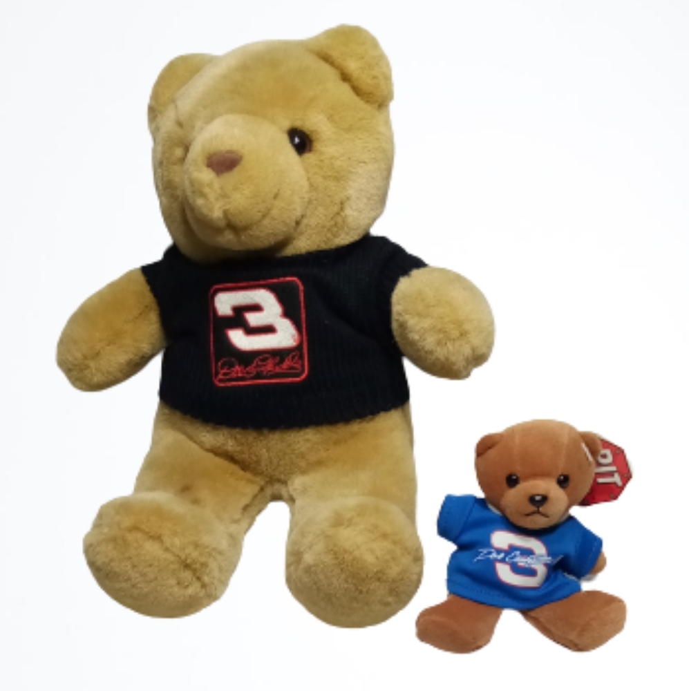 Set of 2 NASCAR Stuffed Bears